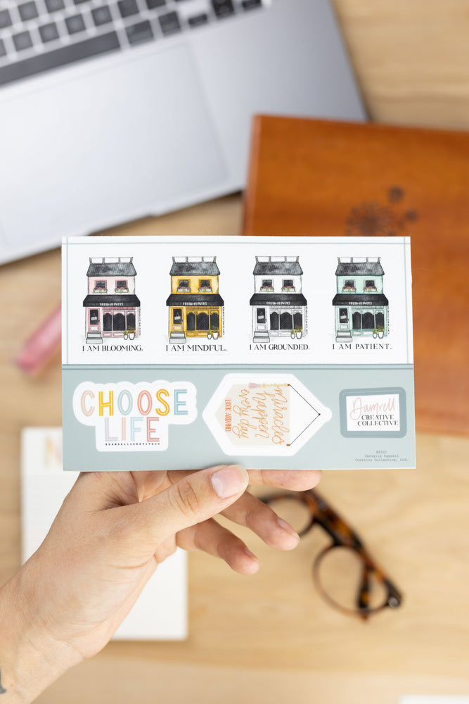 FLOWER SHOP + LIFE · Mini Sticker Sheet - Damrell Designs