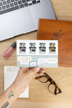 FLOWER SHOP + LOVE · Mini Sticker Sheet - Damrell Designs